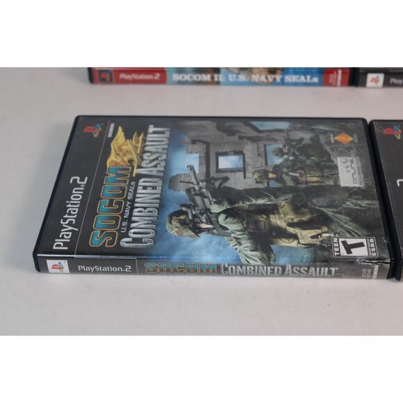 SOCOM: U.S. Navy SEALs 1 , 2 ,& 3, Combined Assault (Sony PlayStation 2 PS2) - Picture 2 of 11